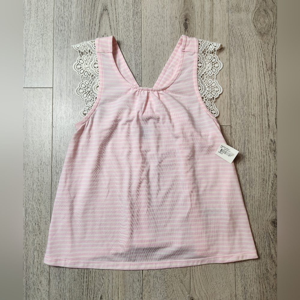 (NWT)Wonder Nation Lace Tank Top Girls Size 6/6x